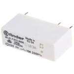 Finder PCB Mount Power Relay, 12V dc Coil, 10A Switching Current, SPDT