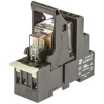 TE Connectivity DIN Rail Power Relay, 24V dc Coil, 12A Switching Current, DPDT