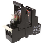TE Connectivity DIN Rail Power Relay, 24V dc Coil, 6A Switching Current, 4PDT