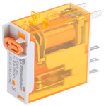 Finder Plug In Power Relay, 110V ac Coil, 8A Switching Current, DPDT