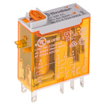 Finder PCB Mount Power Relay, 24V ac Coil, 8A Switching Current, DPDT