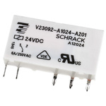 TE Connectivity PCB Mount Power Relay, 24V dc Coil, 6A Switching Current, SPDT
