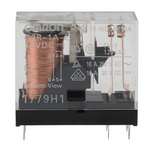 Omron PCB Mount Power Relay, 12V dc Coil, 16A Switching Current, SPST