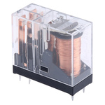 Omron PCB Mount Power Relay, 5V dc Coil, 5A Switching Current, DPST