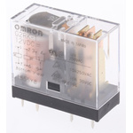 Omron PCB Mount Latching Power Relay, 12V dc Coil, 5A Switching Current, SPDT