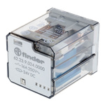 Finder PCB Mount Power Relay, 24V dc Coil, 16A Switching Current, 3PDT