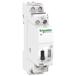 Schneider Electric DIN Rail Power Relay, 12 V dc, 24V ac Coil, 16A Switching Current, SPST