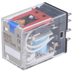 Omron Plug In Power Relay, 100 → 110V ac Coil, 5A Switching Current, 4PDT