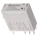 Finder Plug In Power Relay, 24V dc Coil, 8A Switching Current, DPDT