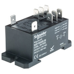 Schneider Electric Panel Mount Power Relay, 24V dc Coil, 20A Switching Current, DPDT