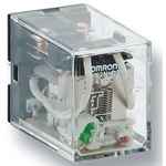 Omron Plug In Power Relay, 6V dc Coil, 10A Switching Current, DPDT