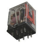 Omron Plug In Power Relay, 110V dc Coil, 5A Switching Current, DPDT