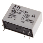 TE Connectivity PCB Mount Power Relay, 12V dc Coil, 16A Switching Current, SPST