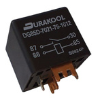 Durakool PCB Mount Power Relay, 12V dc Coil, SPST
