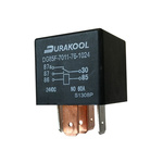 Durakool Plug In Power Relay, 24V dc Coil, 60A Switching Current, SPDT