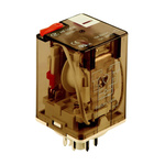 Hongfa Europe GMBH Plug In Power Relay, 230V ac Coil, 10A Switching Current, DPDT
