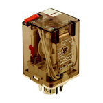 Hongfa Europe GMBH Plug In Power Relay, 230V ac Coil, 10A Switching Current, 3PDT