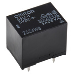 Omron PCB Mount Power Relay, 5V dc Coil, 10A Switching Current, SPDT