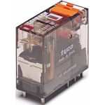 TE Connectivity PCB Mount Power Relay, 230V ac Coil, 8A Switching Current, DPDT
