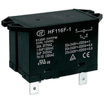 Hongfa Europe GMBH Flange Mount Power Relay, 12V dc Coil, 30A Switching Current, SPST