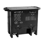 Hongfa Europe GMBH Flange Mount Power Relay, 230V ac Coil, 30A Switching Current, SPST