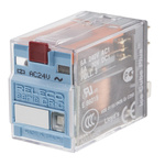 Releco PCB Mount Power Relay, 24V ac Coil, 6A Switching Current, DPDT