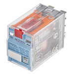 Releco PCB Mount Power Relay, 230V ac Coil, 6A Switching Current, DPDT