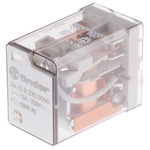 Finder PCB Mount Power Relay, 230V ac Coil, 12A Switching Current, DPDT