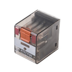 TE Connectivity PCB Mount Power Relay, 230V ac Coil, 6A Switching Current, 4PDT