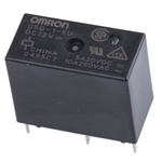 Omron PCB Mount Power Relay, 12V dc Coil, 10A Switching Current, SPDT