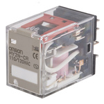 Omron Plug In Power Relay, 120V ac Coil, 10A Switching Current, DPDT