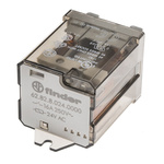 Finder Flange Mount Power Relay, 24V ac Coil, 16A Switching Current, DPDT