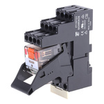 TE Connectivity DIN Rail Power Relay, 24V ac Coil, 12A Switching Current, DPDT