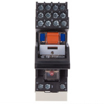 TE Connectivity DIN Rail Power Relay, 24V dc Coil, 6A Switching Current, 4PDT