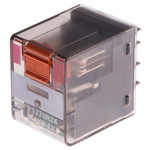TE Connectivity PCB Mount Power Relay, 24V ac Coil, 12A Switching Current, DPDT
