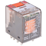 TE Connectivity PCB Mount Power Relay, 24V ac Coil, 6A Switching Current, 4PDT