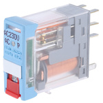 Releco PCB Mount Power Relay, 230V ac Coil, 5A Switching Current, DPDT