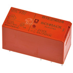 TE Connectivity PCB Mount Power Relay, 24V dc Coil, 8A Switching Current, DPDT