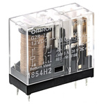 Omron PCB Mount Power Relay, 12V dc Coil, 5A Switching Current, DPST