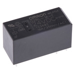 Omron PCB Mount Power Relay, 24V dc Coil, 16A Switching Current, SPST