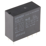Omron PCB Mount Power Relay, 12V dc Coil, 4A Switching Current, DPDT