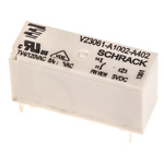 TE Connectivity PCB Mount Power Relay, 5V dc Coil, 8A Switching Current, SPST