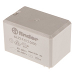 Finder PCB Mount Power Relay, 12V dc Coil, 50A Switching Current, DPST