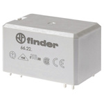 Finder PCB Mount Power Relay, 24V dc Coil, 50A Switching Current, DPST