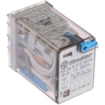 Finder Plug In Power Relay, 12V dc Coil, 7A Switching Current, 4PDT