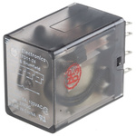 TE Connectivity Plug In Power Relay, 24V dc Coil, 3A Switching Current, 4PDT