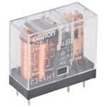 Omron PCB Mount Power Relay, 24V ac Coil, 10A Switching Current, SPST