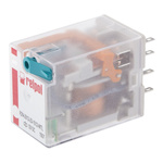 Relpol Plug In Power Relay, 12V dc Coil, 12A Switching Current, DPDT