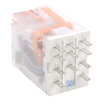 Relpol Plug In Power Relay, 24V ac Coil, 10A Switching Current, 3PDT