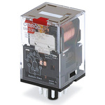 Omron Plug In Power Relay, 24V dc Coil, 10A Switching Current, 3PDT